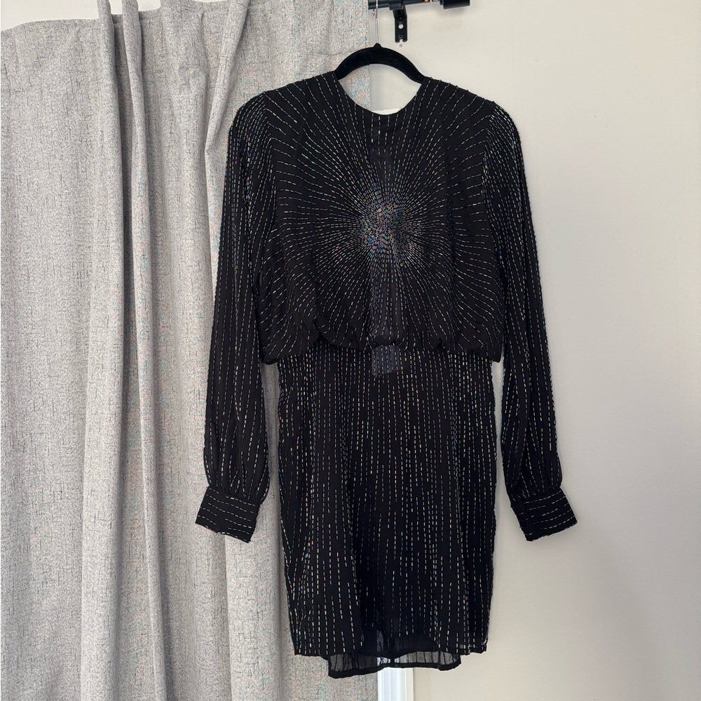 LPA Black Dress with detailing